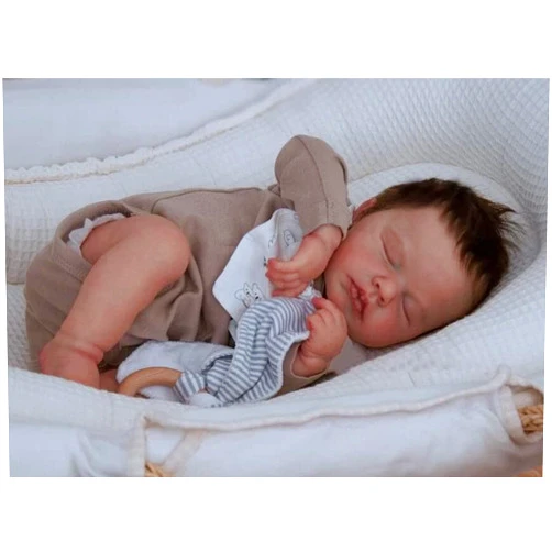 Zero Pam Waterproof Reborn Baby Dolls Silicone Full Body Baby Boy 20 in Anatomically Correct Baby Dolls Lifelike Silicone Reborn Babies That Look Real Baby Loulou