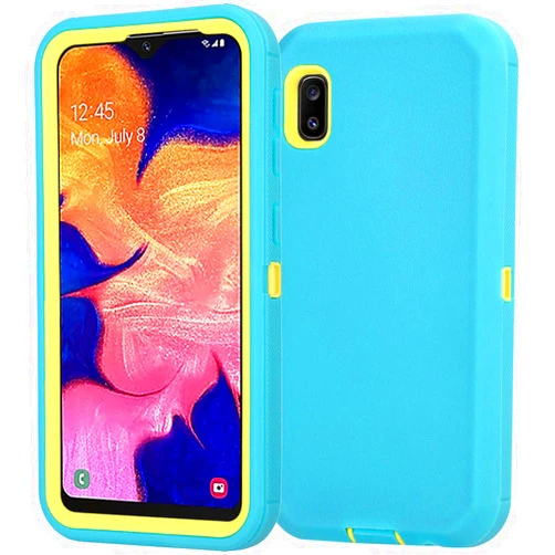 Aimoll-88 Galaxy A10E Case, with [Built-in Screen Protector] Tri-Layer Heavy Duty Full-Body Shock Absorption Cover for Samsung Galaxy A10E