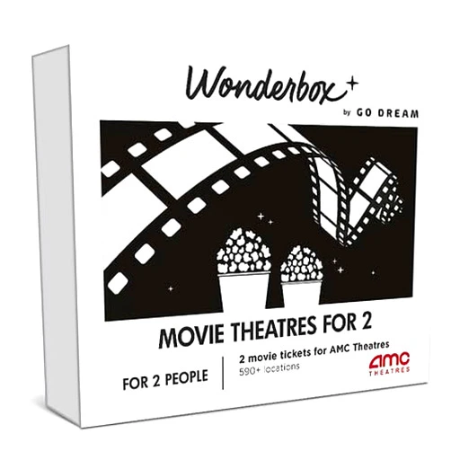 Format: Toy WONDERBOX – Original Gift Idea - Experience Gift – AMC Movie Theatres® for 2 – 2 Tickets – A Large Choice of Experiences in One Gift Box