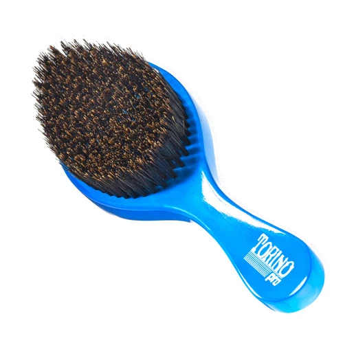 TORINO PRO WAVE BRUSHES BY BRUSH KING Torino Pro Wave brush #350 by Brush King - Medium Curve Waves Brush - Made with 100% Boar Bristles -True Texture Medium - All Purpose 360 Waves Brush
