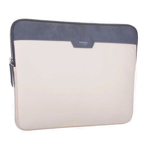 Targus+Newport+Modern+Style+Sleeve+with+Durable+Water-Repellent+Nylon%2c+Back+Zip+Pocket+Pouch%2c+Protective+Slipcase+fits+11-12-Inch+Laptop%2fNotebook%2c+Tan+(TSS100106GL)