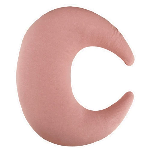 SWESEN Pink Nursing Pillow Cover, Soft Removable Cover for Breastfeeding Pillows, Pillow Slipcover for Baby Boys and Girls, Comfortable & Breathable, Washable (Only Cover)
