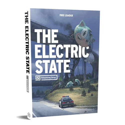 Free League Publishing The Electric State RPG Core Rulebook Tabletop Roleplaying Game for Adults, Family, Teens 14+