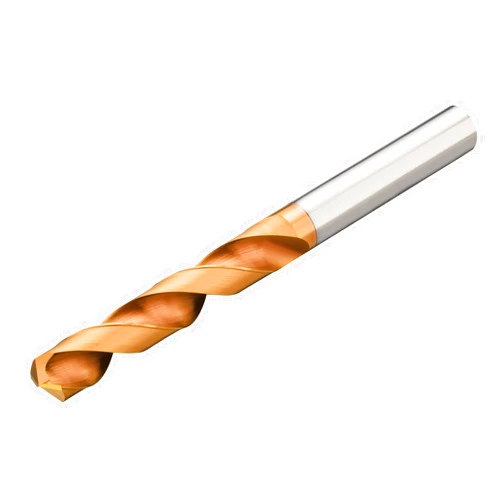 Sandvik Coromant CoroDrill Delta-C R840 Carbide Drill Bit, Jobber Length, Multilayer Finish, Round Shank, 140 Degree Point, 3.7mm Size, 28mm Cutting Length