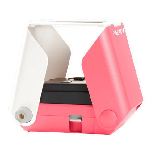 KiiPix Portable Portable Printer & Photo Scanner Compatible with FUJIFILM Instax Mini Film, Pink