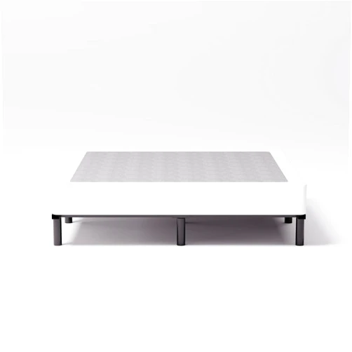 Askeld King Size Bed Frame,7 Inch High Bed Frame with 8 Inch Box Spring Set, 3500 Lbs Heavy Duty Melat Platform, Fabric Bed Cover Included, Noise Free