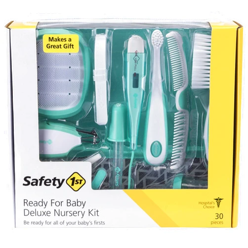 Safety 1st Nursery Care Health & Grooming Kit, Pyramids Aqua, One Size