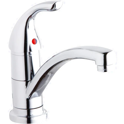 Elkay Everyday LK1500CR Single Hole Deck Mount Kitchen Faucet with Lever Handle, Chrome