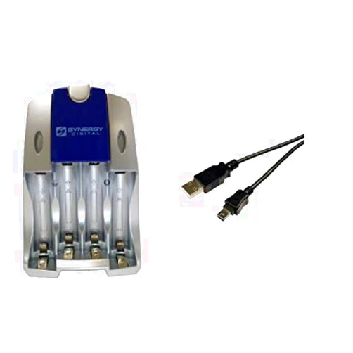Synergy Digital Accessory Kit Compatible with Synergy Digital, Works with Polaroid iS824 Digital Camera Includes: SB257N Charger, USB5PIN USB Cable