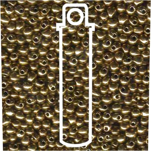 Miyuki Dark Bronze Tiny Miyuki 2.8mm Fringe Seed Bead Glass Tear Drops Approx 9 Gram Tube