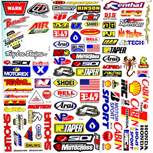 FIEIJ Dirt Bike Motorcycles Supercross Motocross ATV Lot 6 vinyl decals stickers D6015