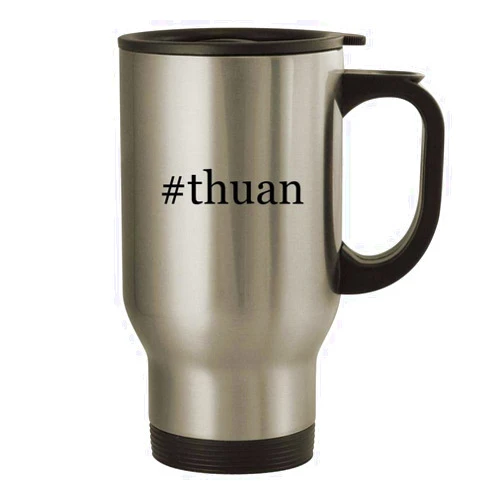 Knick Knack Gifts #thuan - 14oz Stainless Steel Travel Mug, Silver