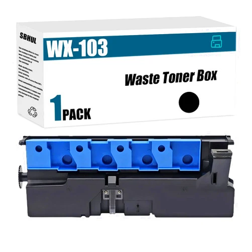 SBHUL WX-103 Waste Toner Box (with chip) Compatible for Konica Minolta bizhub 224e 284e 308 364e 368 454e 458 554e 558 Printer, High Yield 100000 Pages, Convenient to Install Eco A4NN-WY3(Black)