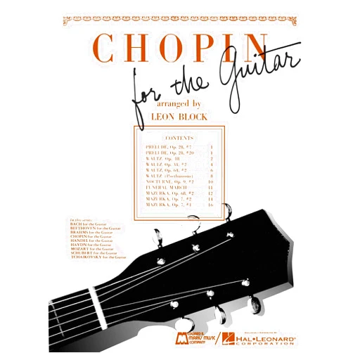 By Leon Block (Arranger), Frederic Chopin (Composer) Chopin for Guitar: Guitar Solo