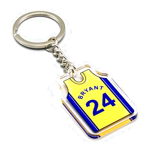 Generic Black Mamba Keychain – #24 Jersey Tag Keyring – Fearless Scorer Collectible – Built Different Gift – Basketball Accessory for Fans