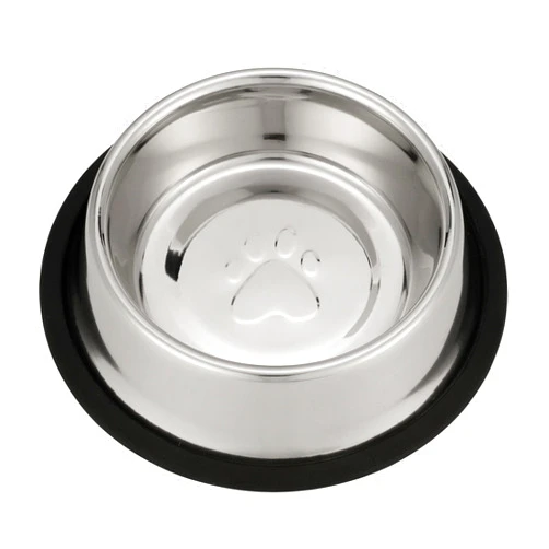 Neater Pet Brands - Stainless Steel No-Skid & Non-Tip Pet Bowl for Cat or Dog Food or Water (16 oz, Stainless Steel)