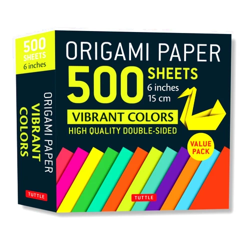 By Tuttle Studio (Editor) Origami Paper 500 sheets Vibrant Colors 6