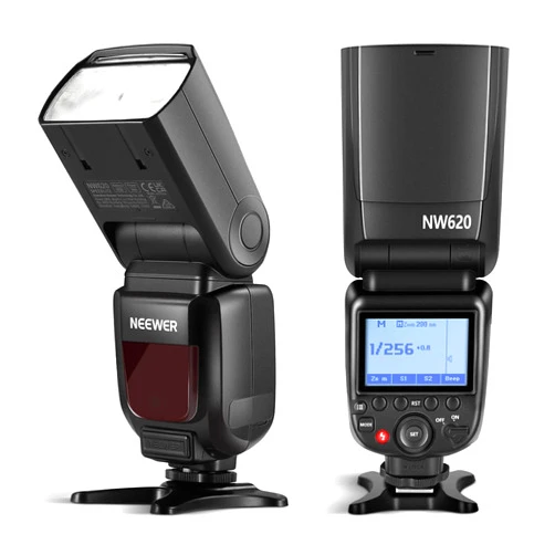 NEEWER NW620 Speedlite Flash 76W GN60 with LCD Display, M/Multi/S1/S2 Flash Mode, 20-200mm Manual Zoom, Compatible with Canon Nikon Panasonic Olympus Pentax Fujifilm Sony DSLR & Mirrorless