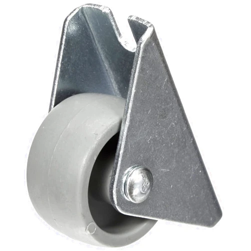 Dörner + Helmer 791120 Fixed Castor with Kunststoffrad Diameter 25 mm – Galvanised Steel Sheet Grey