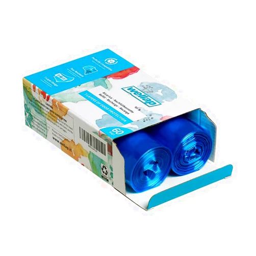 Glomire Litter Box Waste Drawer Liners Roll Refill, Compatible with Litter Genie and Litter Genie Plus, with 60 Bags…