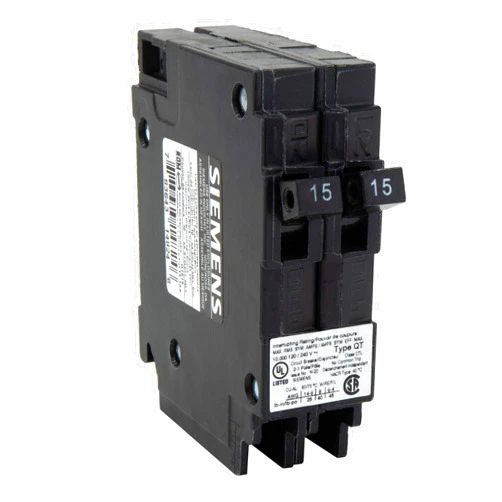 RecPro RV Circuit Breaker 15 Amp Q1515 | Camper Breaker Replacement (1 Pack)
