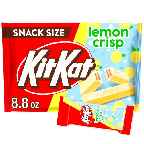 KIT KAT Miniatures Lemon Flavored Creme Wafer, Easter Candy Bag, 8.4 oz