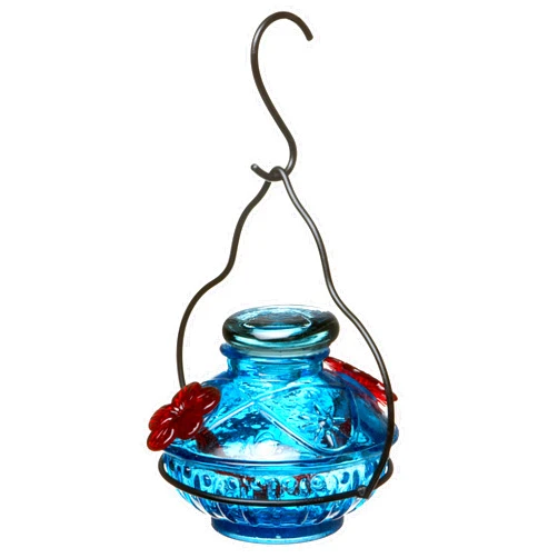 Parasol PDCAQ Pot de Creme Hummingbird Feeder Aqua