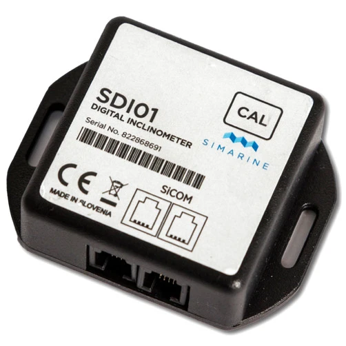 Simarine High-Resolution Digital Inclinometer for Boats, Campervans, Motorhomes, Caravans & RVs, Simple Plug & Play Device, Compatible with Simarine PICO Battery Monitor and VIA Control Panel
