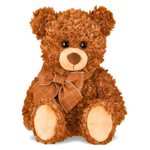 Bearington Collection Bearington Lil' Reggie 12 Inch Stuffed Animal - Large Brown Teddy Bear - Teddy Bear Stuffed Animal