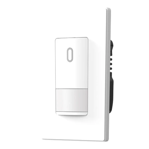 ELEGRP Matte White Single Pole Occupancy Motion Sensor Light Switch, Need Neutral Wire, 120° Sensor Coverage PIR Infrared Motion Activated, for CFL/LED/MLV/INC/HAL/Fan, UL,1 Pack