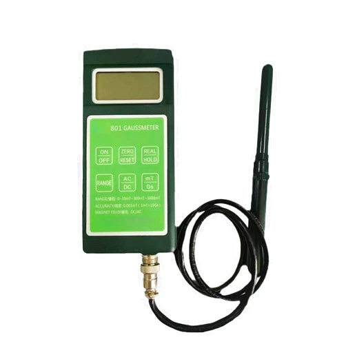 KWHRYVRE Digital Gauss Meter Tesla Meter Fluxmeter Surface Magnetic Field Tester BST-801 0.01Gs-30000Gs (Purchased Separately: one Transverse Ultra-Thin Probe)