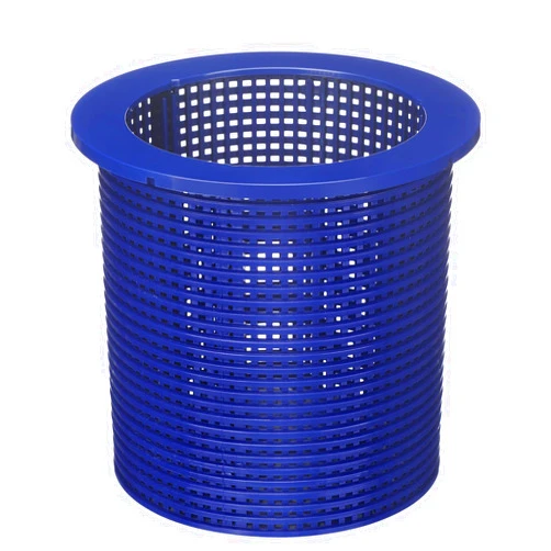 Maxdot R38013A Pool Skimmer Basket, Compatible with Pentair American Admiral Skimmer, for Inground Heavy Duty Pool Basket -Remove Leaves and Debris(Bule)