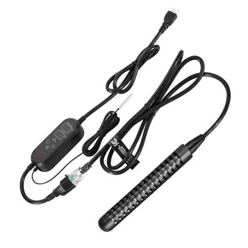 GRILLME 1300W Titanium Fully Submersible Portable Electric Immersion Water Heater with Intelligent Temperature Controller,Bucket Water Heater,Seawater Heater for Fish Tank,Seawater Aquaculture