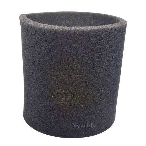 Syxtidy Black 90585 Foam Sleeve VF2001 Foam Replacements Filters For Wet Dry Vacuum Cleaner, Fits Most Shop-Vac, Vacmaster & Genie Shop Vacuum Cleaner, Replace Parts # 9058500
