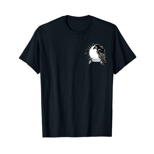 ARTIC TRIX Midnight Sun Grim Reaper With Raven Alaska/Yukon Lore T-Shirt