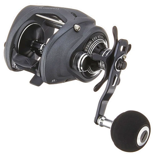 Okuma Komodo SS Large Capacity Aluminum Frame Stainless Steel Gears Low Profile Baitcaster