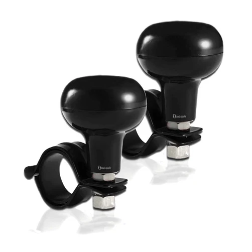 Zento Deals Classic Black Universal Fit Vehicle Steering Wheel Suicide Spinner Premium Quality Power Handles (Black 2)