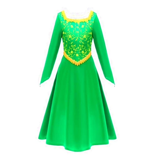 Dressy Daisy Toddler Little Girls Princess Ogre Halloween Costume Birthday Party Dress Up Green Gown