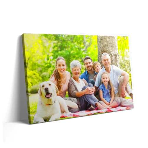 UVWRX Custom Canvas Wall Art – Personalized Photo Prints on Canvas, 12x8 Inch