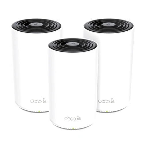 TP-Link Deco AXE4900 Tri-Band WiFi 6E Mesh WiFi System (Deco XE70 Pro) 2.5G WAN/LAN Ports 4.9 Gbps Wi-Fi 7,200 Sq. Ft Coverage Connect up to 200 Devices New 6 GHz Band 3-Pack 2024 Release