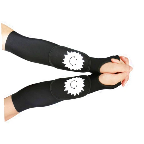 Luwint Kid Volleyball Arm Sleeves - Long Passing Forearm Sleeves for Teen Youth with Protection Pad and Thumbhole, 1 Pair
