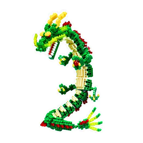 nanoblock - Fantastic Animals - Dragon (Renewal), Advanced Hobby Series Building Kit