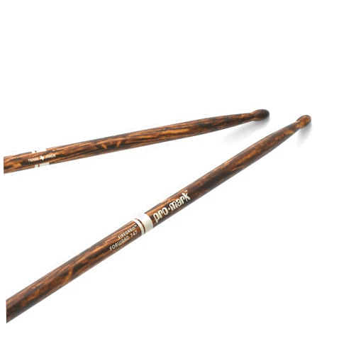 ProMark Drum Sticks - Classic Forward 747 Drumsticks - FireGrain For Playing Harder, Longer - No Excess Vibration - Lacquer Finish, Oval Wood Tip, Hickory Wood - 1 Pair