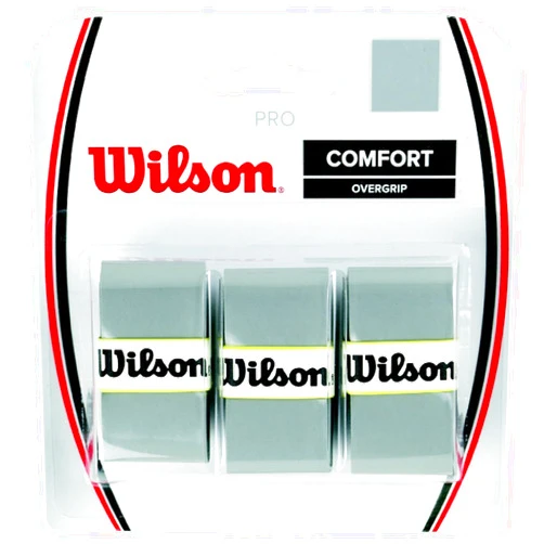 WILSON Pro Overgrip Comfort - 3 Pack (Silver)