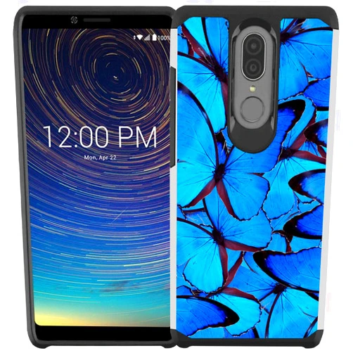 Cass Creations Coolpad Legacy Case [NOT for Legacy GO], Dual Layer Shock Proof Bumper Protective Phone Cover - Butterfly