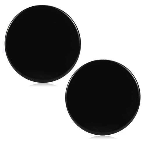 KOZHOM [Upgraded] WB29K10023 Range Medium Burner Cap Replacement Part, Fit for GE Gas Range/Stove/Oven/Cooktop, 3.2 Inch Diameter (2Pcs)