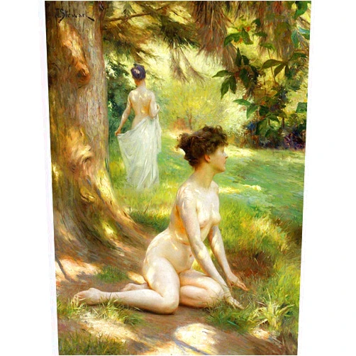 Wee Blue Coo Julius Leblanc Stewart Sunlight Old Master Painting Unframed Wall Art Print Poster Home Decor Premium
