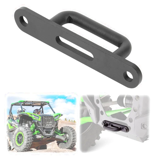 Psler UTV Front Rear Tow Hook, PSLER UTV Heavy Duty Tow Hook for Teryx KRX 1000, Replacement # 99994-1315, Black