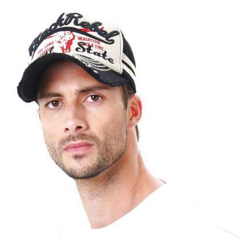 WITHMOONS Vintage Baseball Cap Meshed Distressed Trucker Hat KR1252