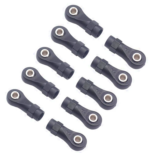 ShareGoo 10Pack M4 Plastic Tie Rod End Ball Joint Link Ball Head Holder Compatible with Traxxas TRX-4 Axial SCX10 HSP 90046 90047 1/10 RC Crawlers Car (25mm)